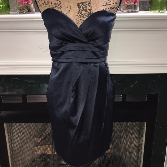 NWT Navy Blue Strapless Cocktail Dress💙⚓️💙 - Picture 1 of 6